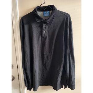 Puritan Vintage Black Casual Button Down Shirt